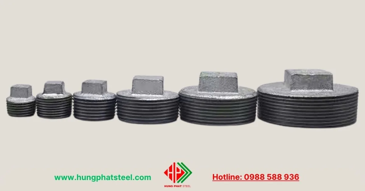 Nút Bịt Ren Ngoài Mạ Kẽm