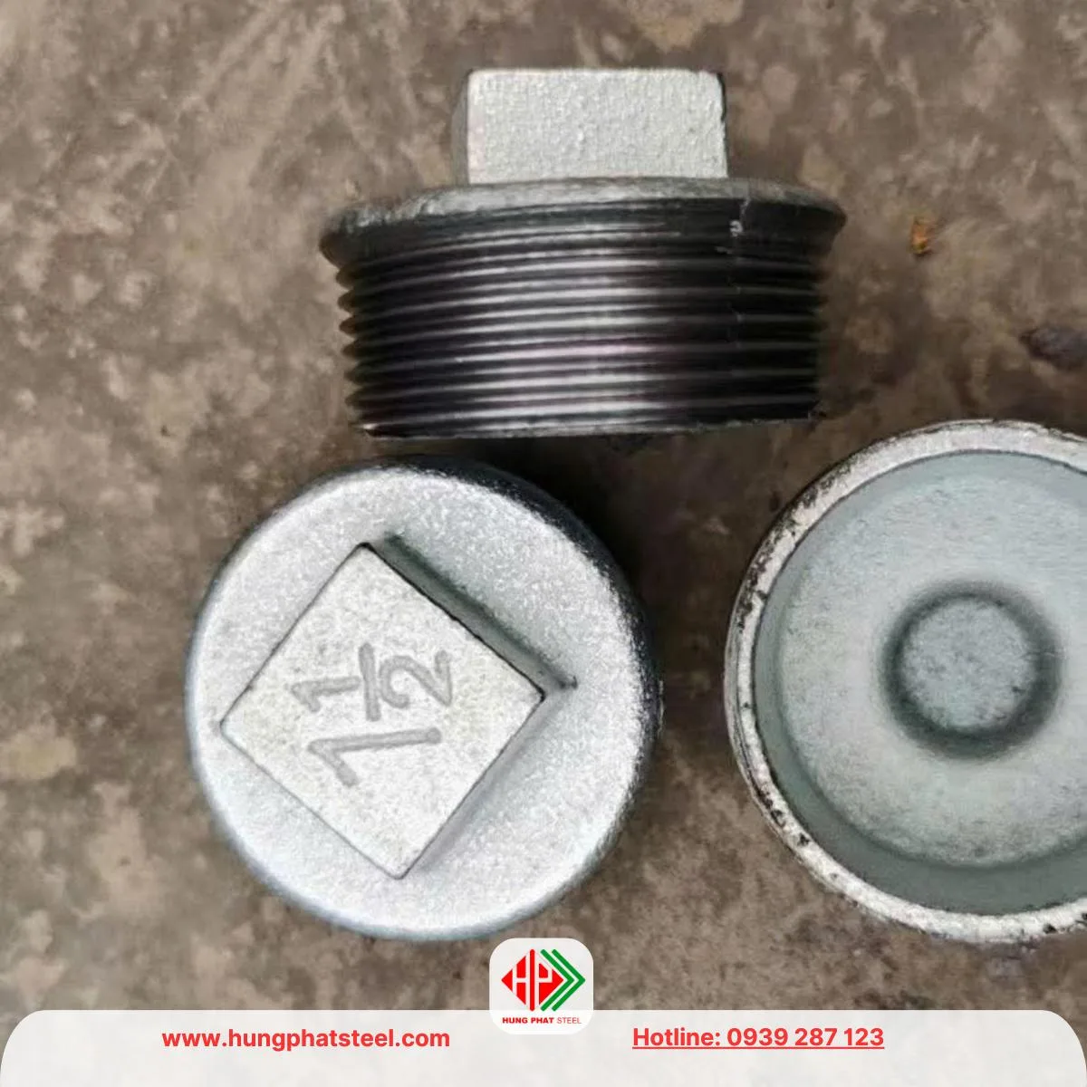 Nút bịt ren mạ kẽm