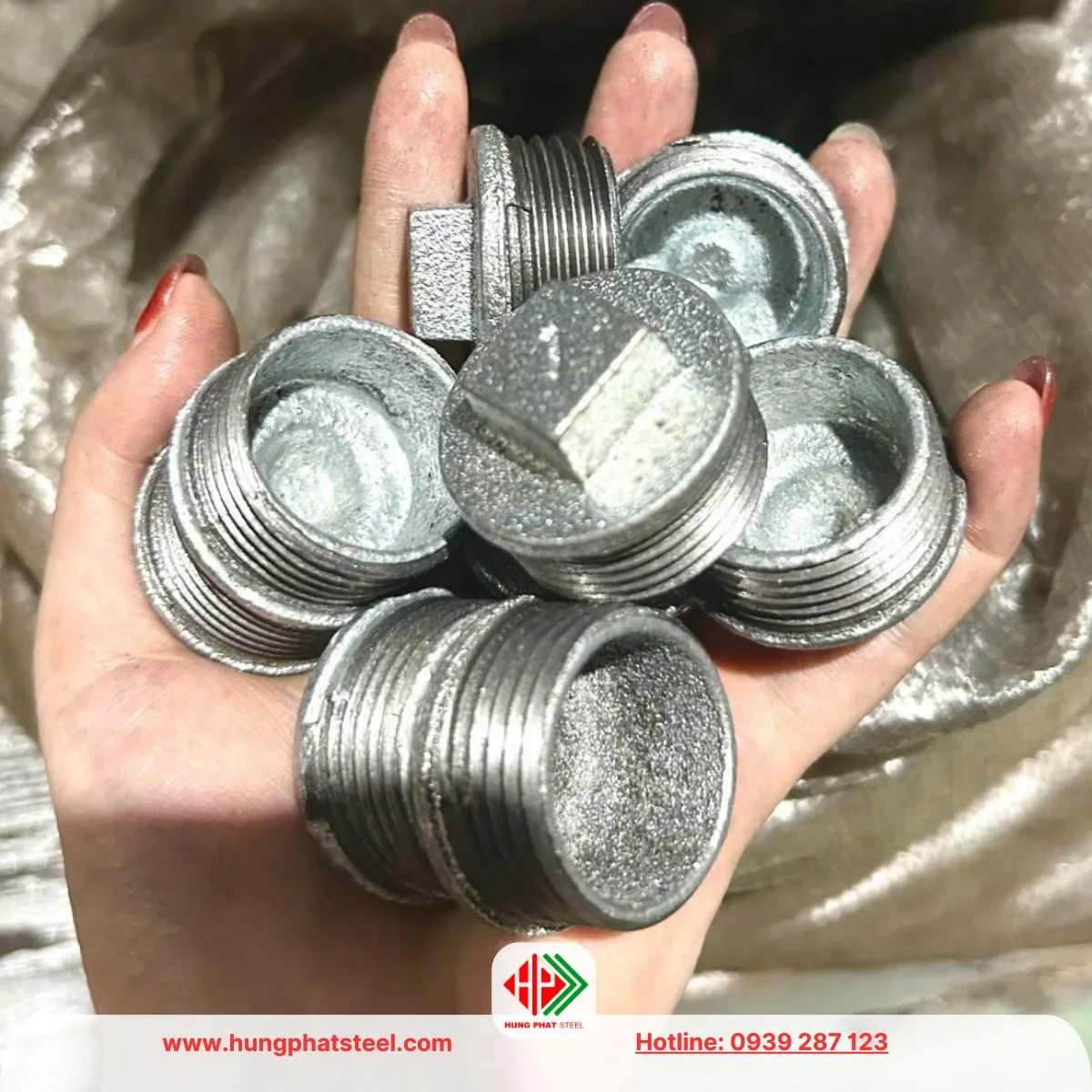 Nút bịt ren mạ kẽm