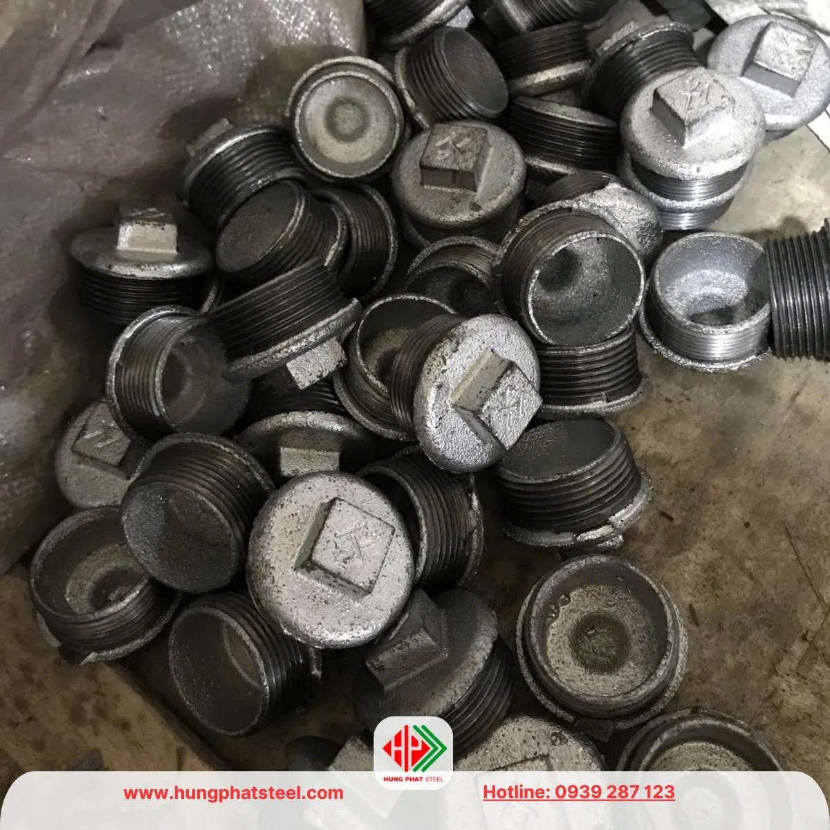 Nút bịt ren mạ kẽm