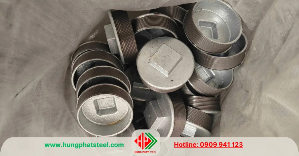 Nút bịt ren ngoài mạ kẽm