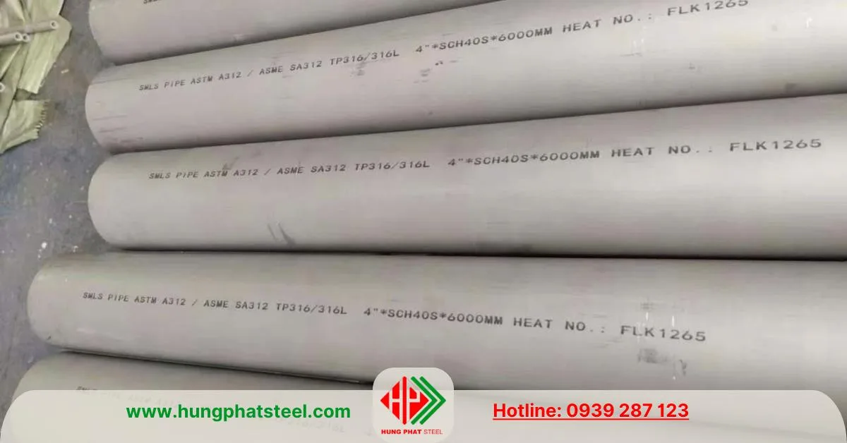 Ống Đúc INOX DN100 (Phi 114)