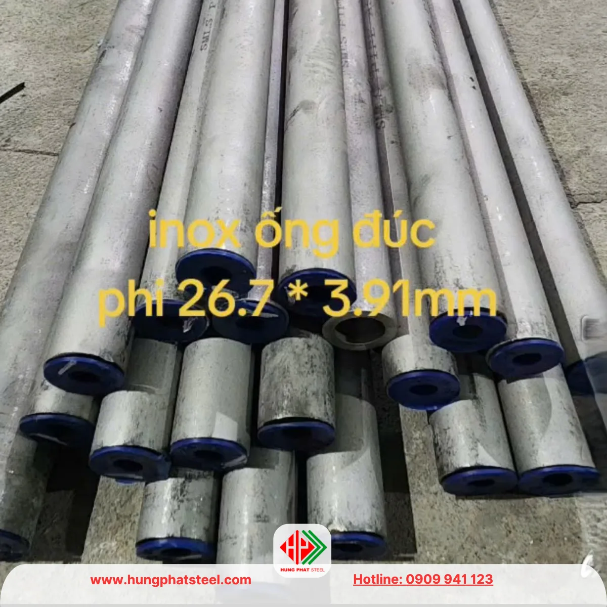 Ống đúc INOX DN20 (Phi 27)