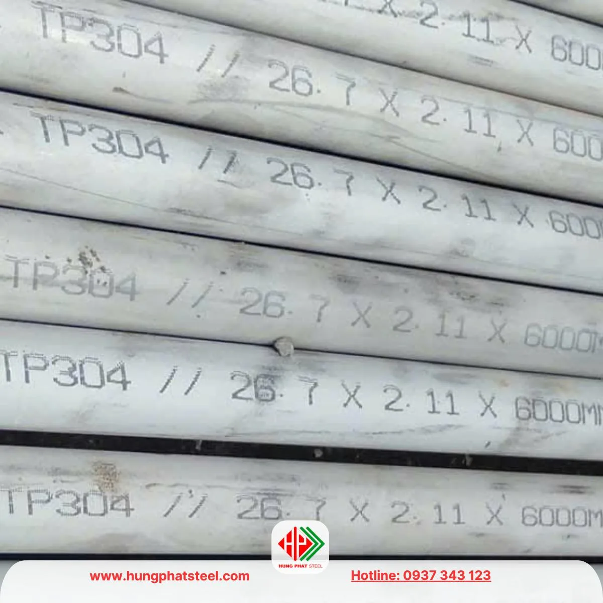 Ống đúc inox 304 DN20 (D26.7)