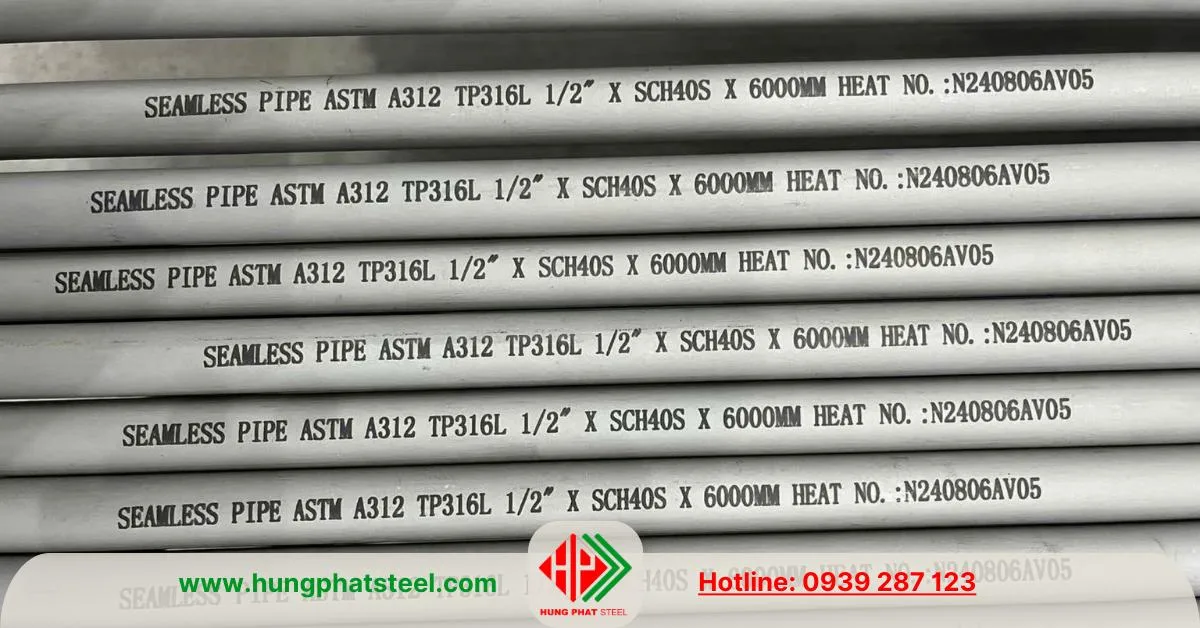 Ống đúc inox DN15 (phi 21.3)