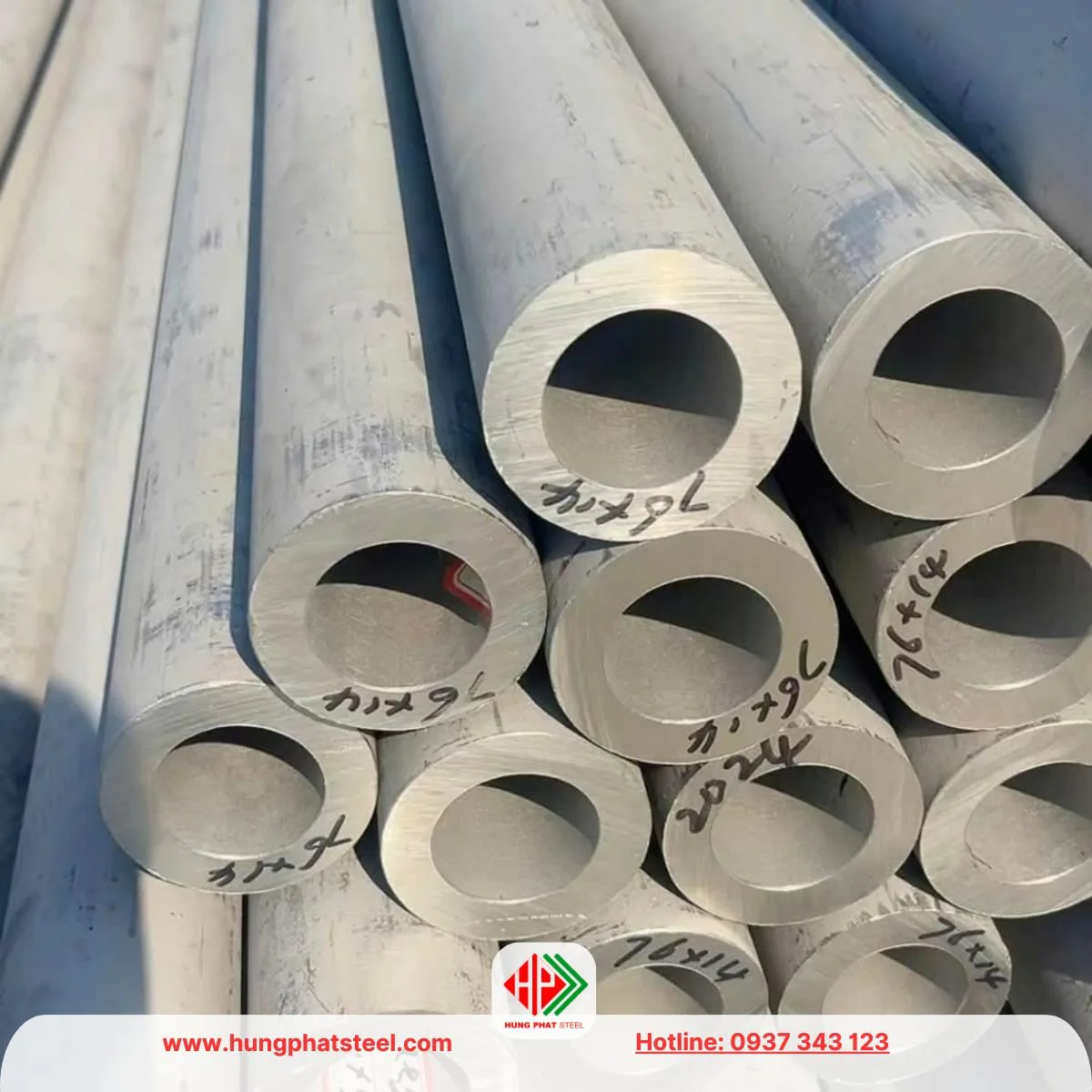 Ống đúc inox DN65 (Phi 76)