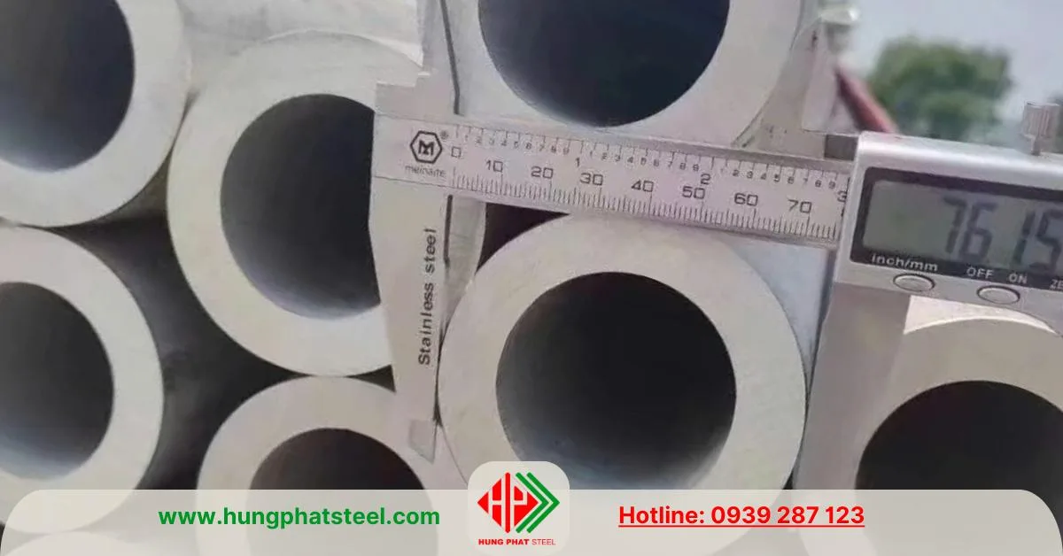 Ống đúc inox DN65 (Phi 76)