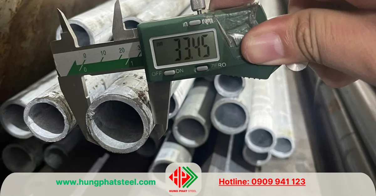 Ống inox đúc phi 34 (DN25)