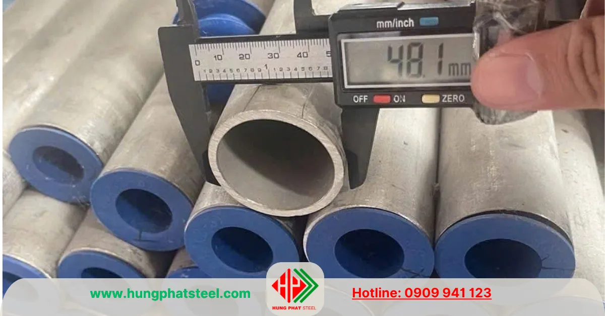 Ống inox đúc phi 48.1 (DN40)