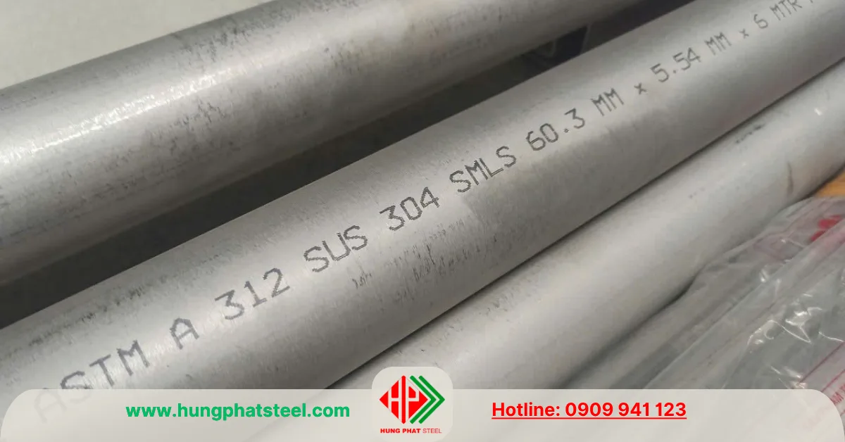 Ống inox đúc phi 60.3