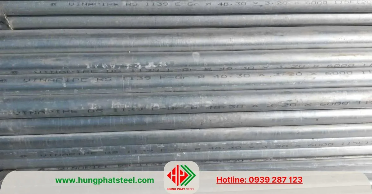 Ống kẽm Vinapipe