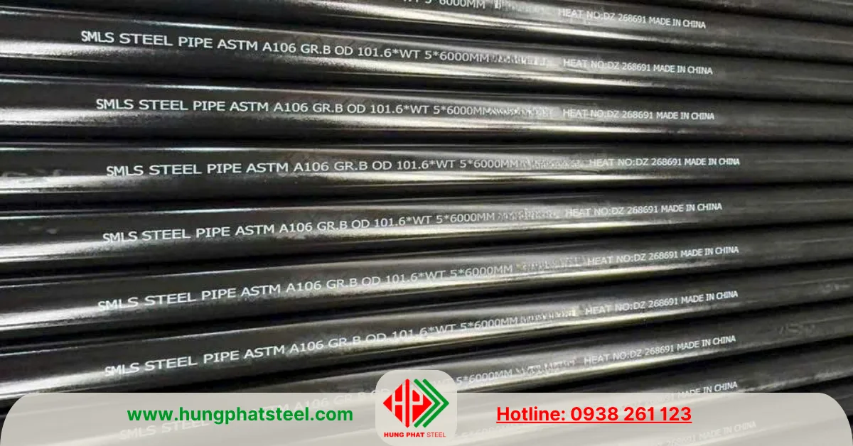 Ống thép đúc phi 101 (DN90