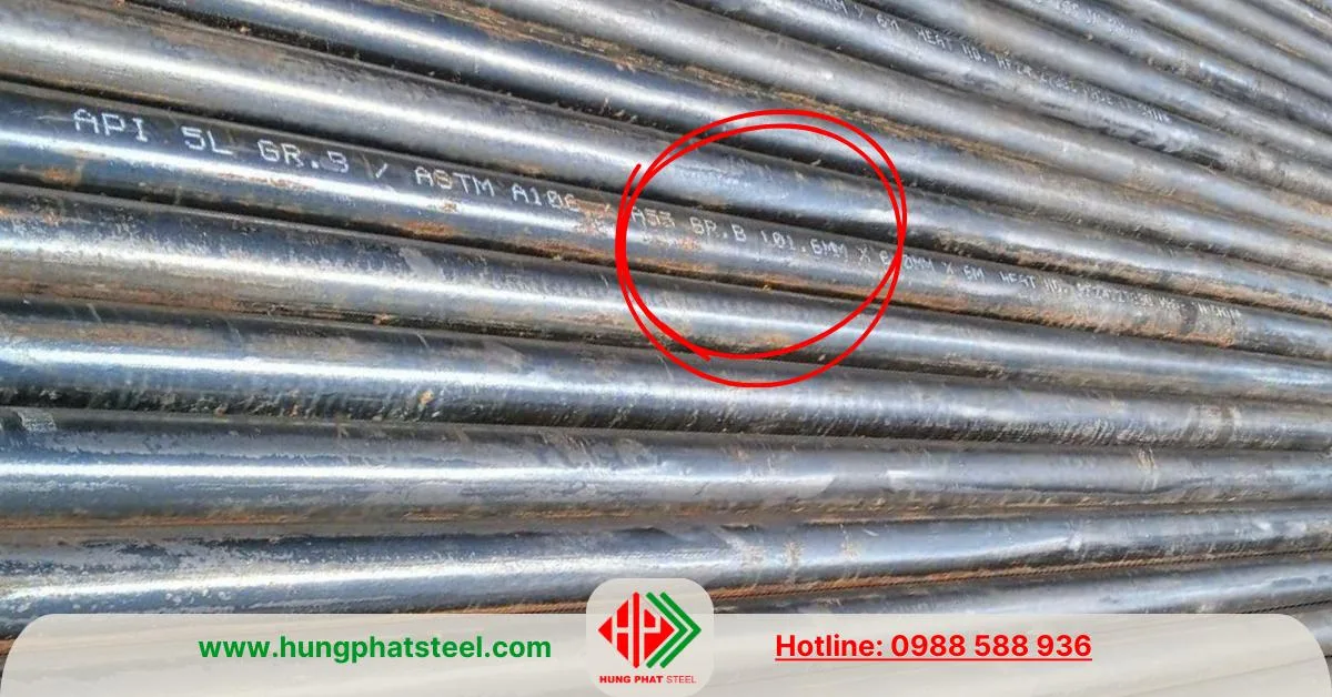 Ống thép đúc phi 101 (DN90)