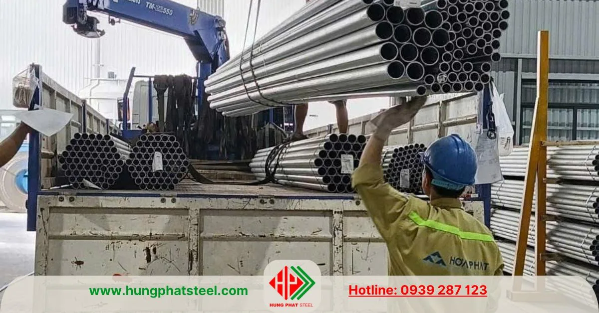 Ống thép mạ kẽm Hòa Phát