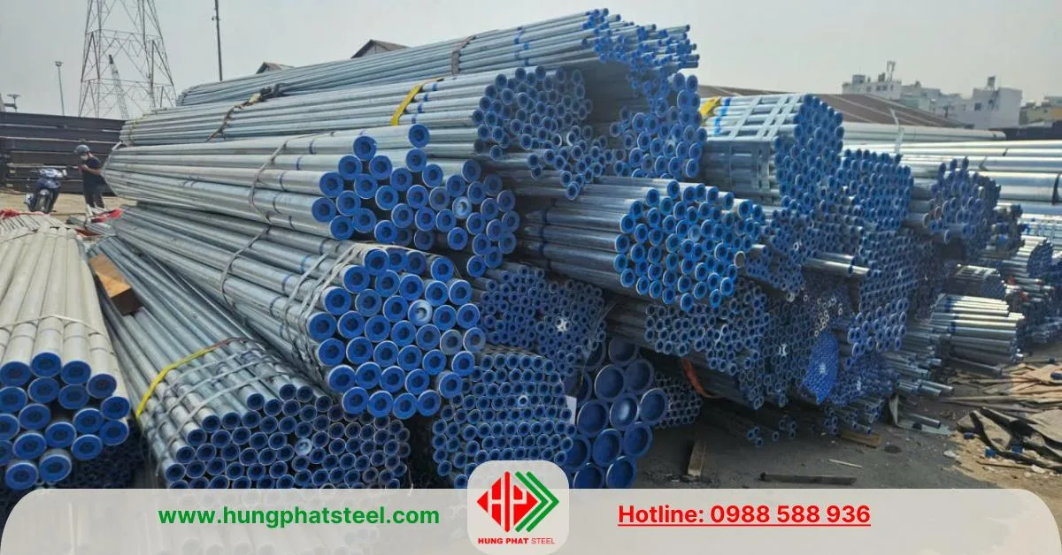 Ống thép mạ kẽm Trung Quốc