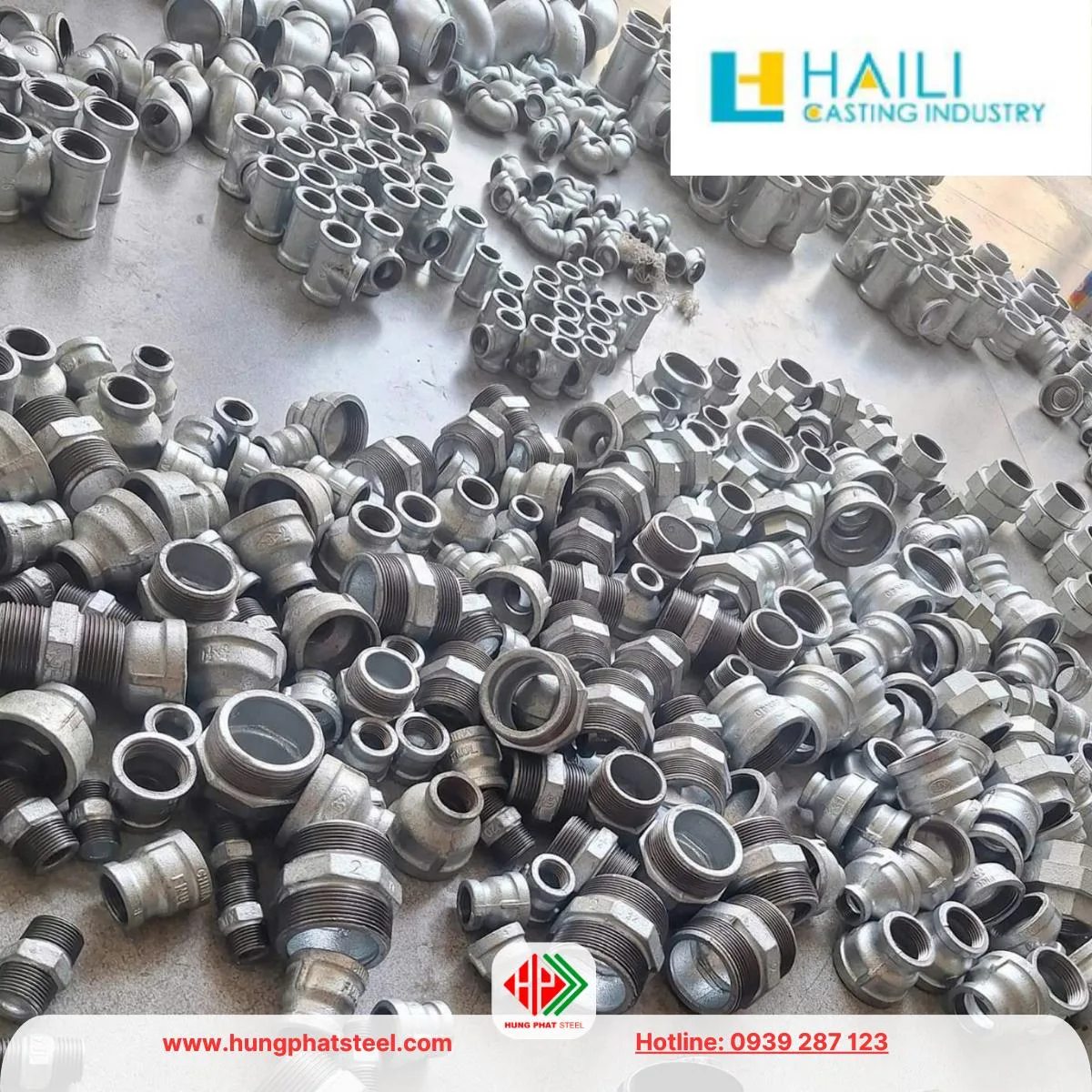 Phụ kiện ren mạ kẽm Shanxi Haili