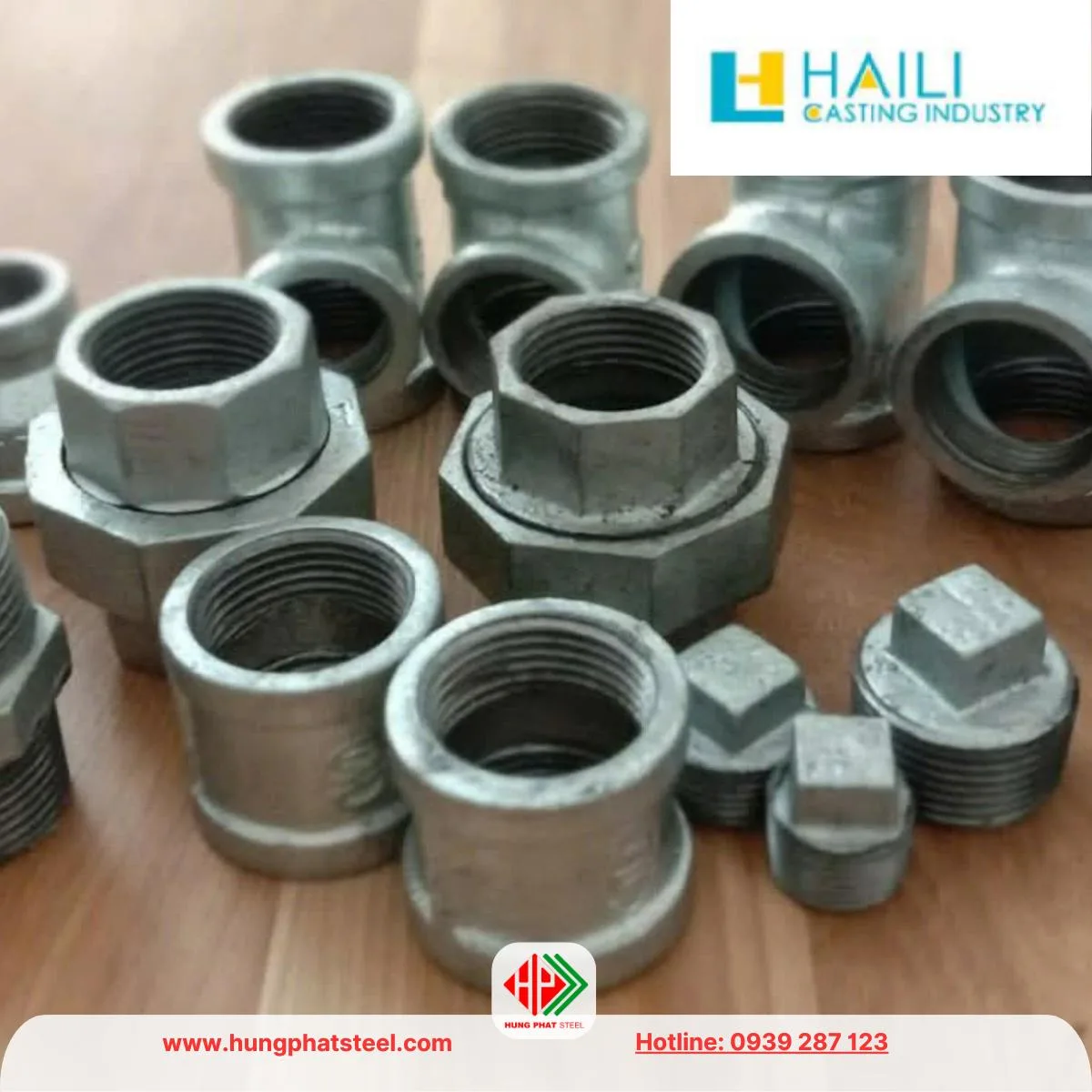 Phụ kiện ren mạ kẽm Shanxi Haili