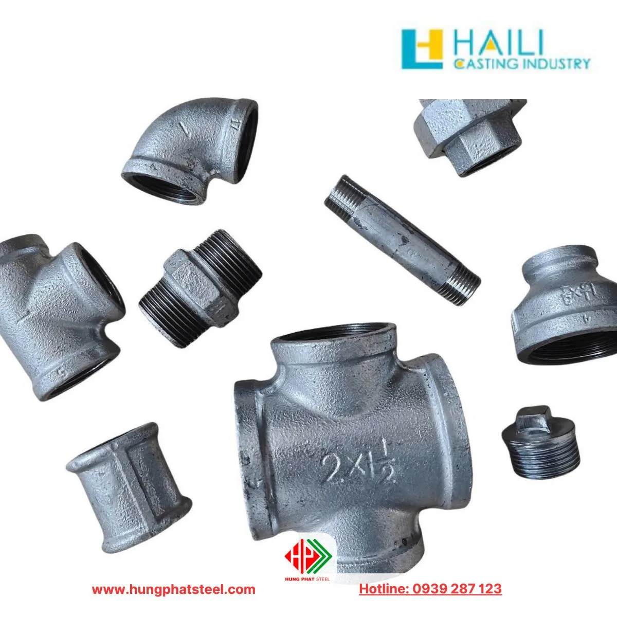 Phụ kiện ren mạ kẽm Shanxi Haili