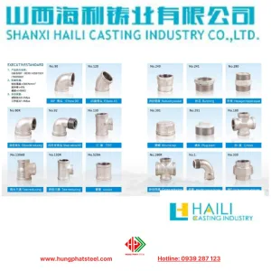 Phụ kiện ren mạ kẽm Shanxi Haili