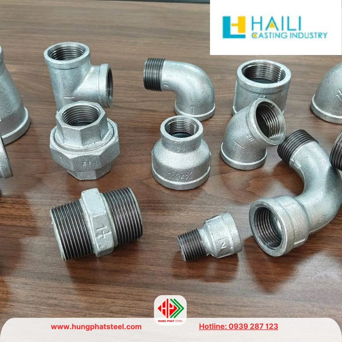 Phụ kiện ren mạ kẽm Shanxi Haili