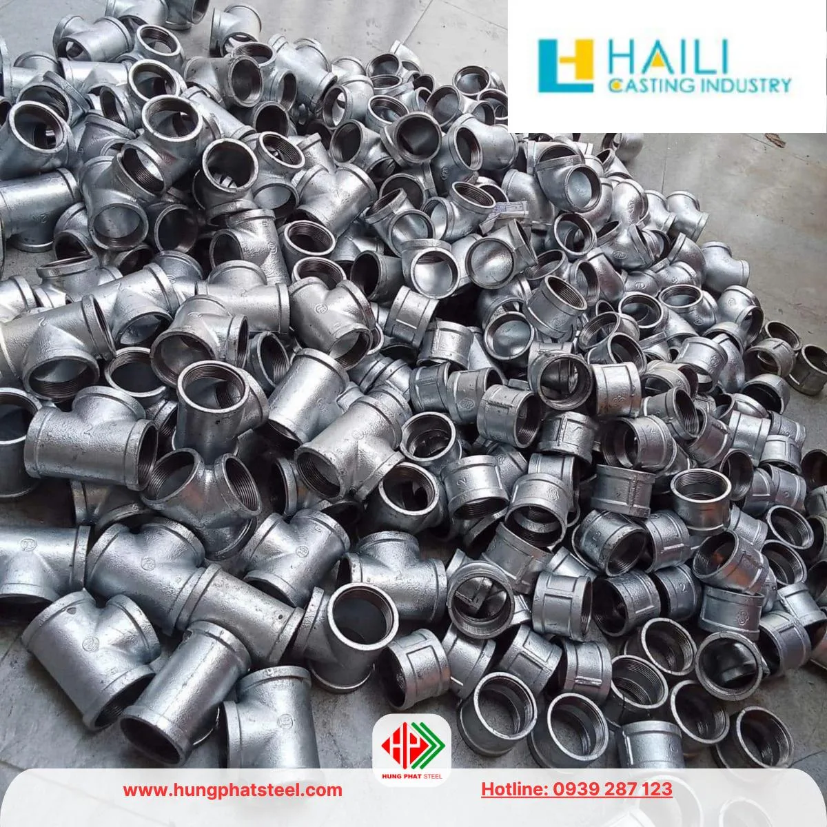 Phụ kiện ren mạ kẽm Shanxi Haili