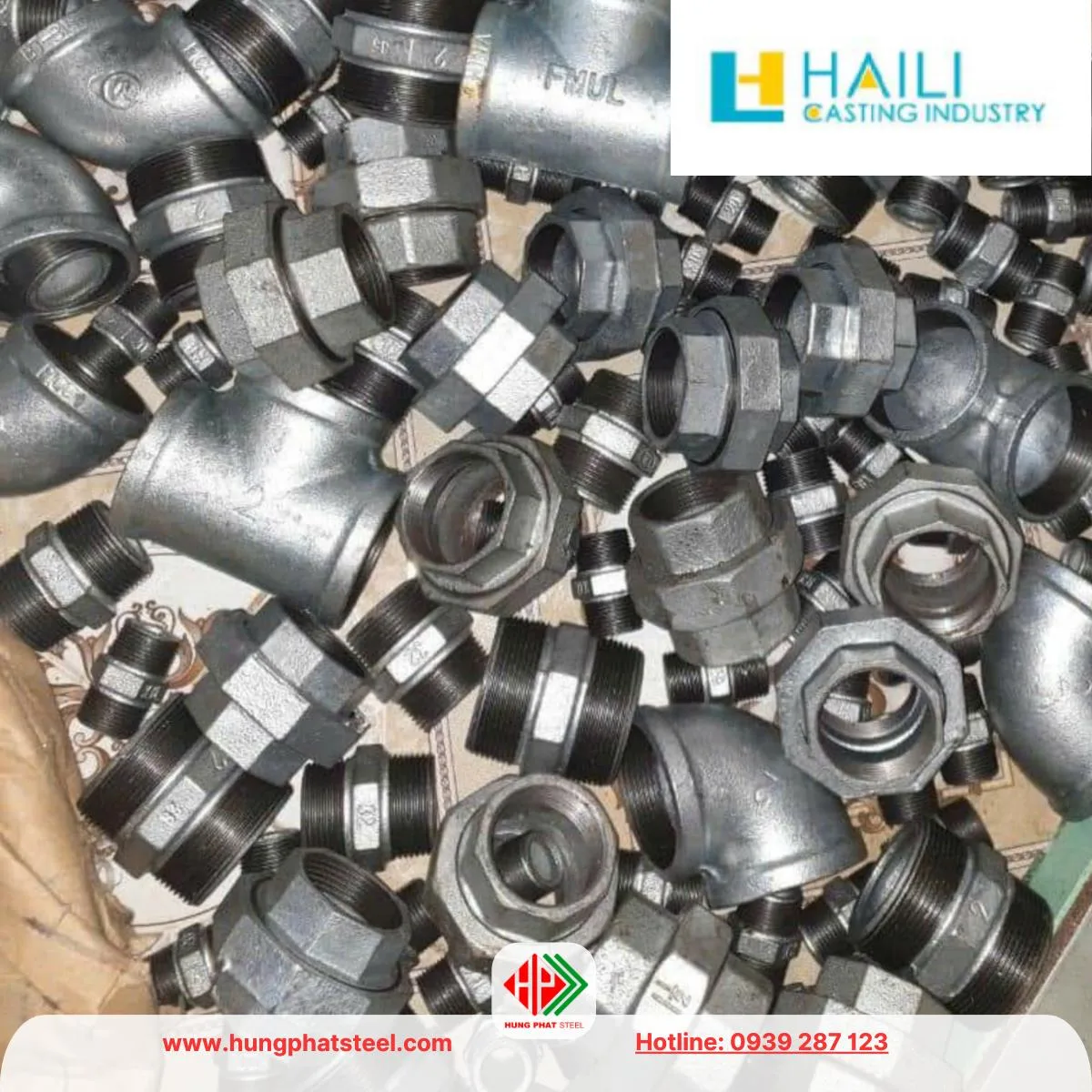 Phụ kiện ren mạ kẽm Shanxi Haili