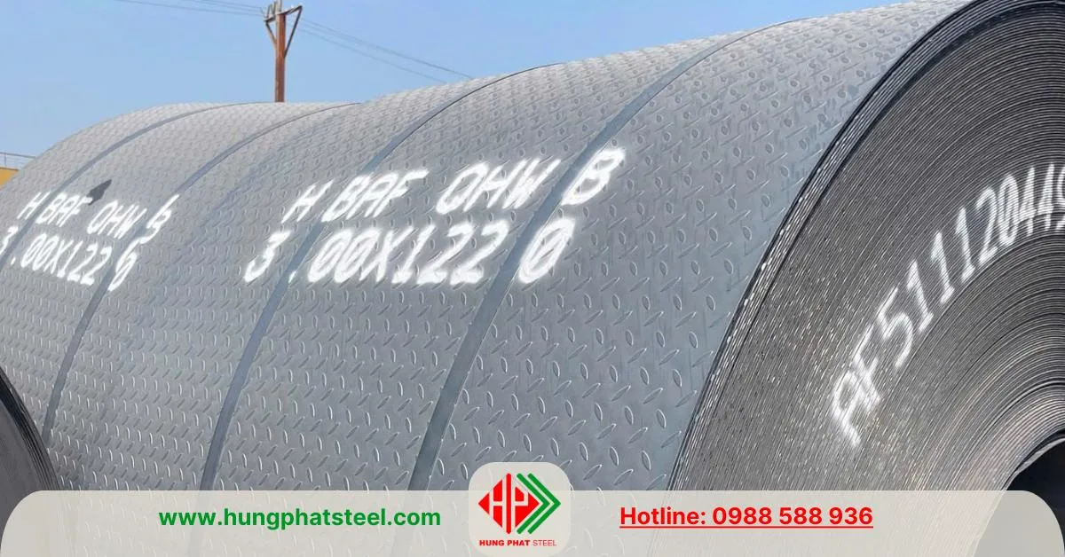 Tấm thép gân 3mm (tấm chống trượt 3ly)