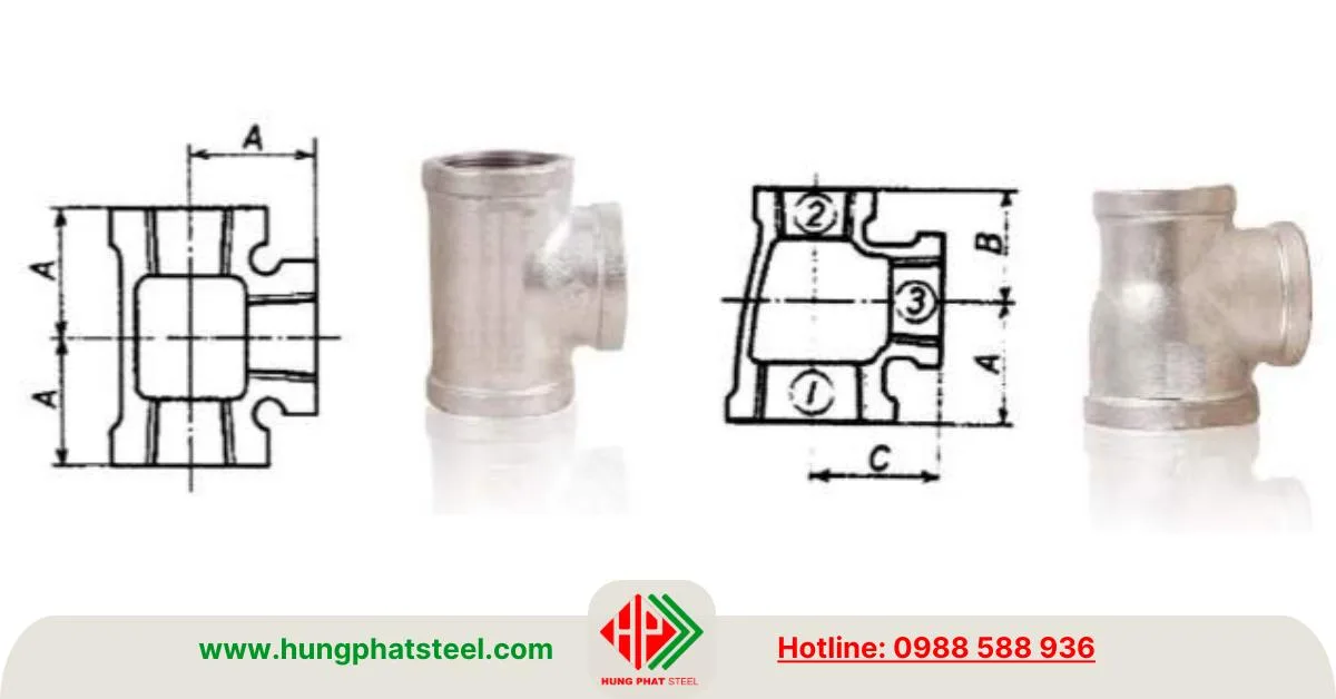 Tê ren mạ kẽm Shanxi Haili