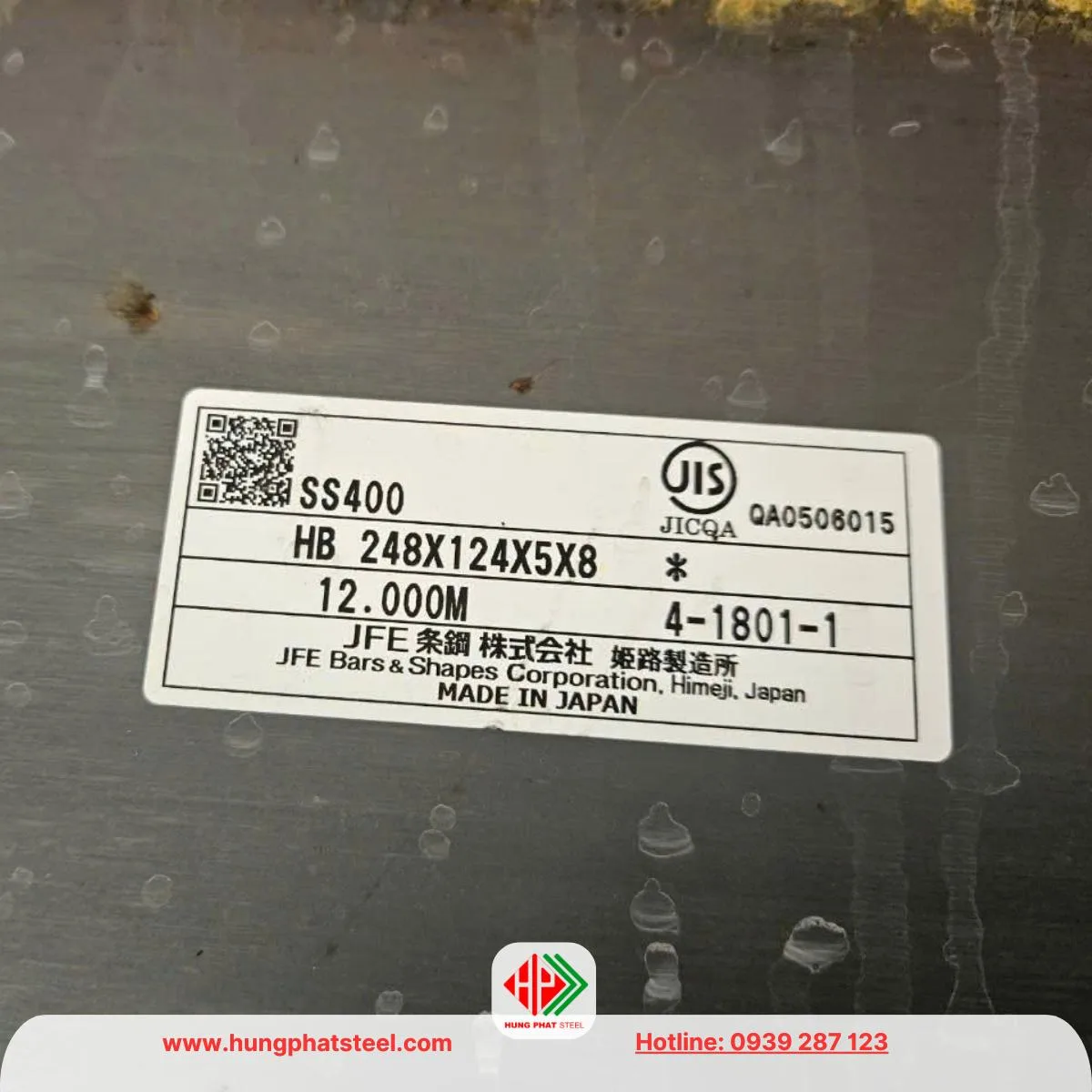Thép I248x124x5x8 Nhật Bản JFE