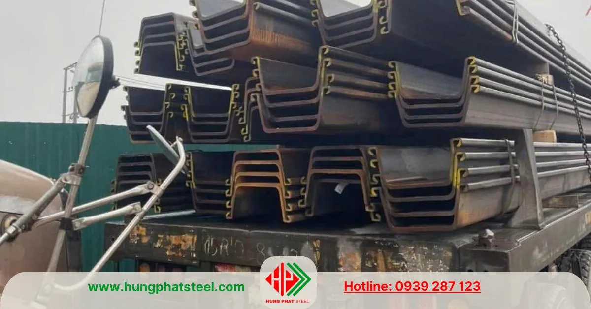 Thép cọc cừ Larsen IV (cừ 4)