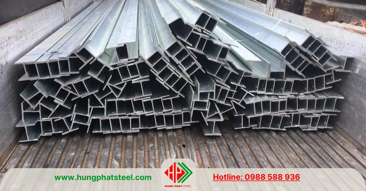 Thép hình H100 Trung Quốc mạ kẽm nhúng nóng