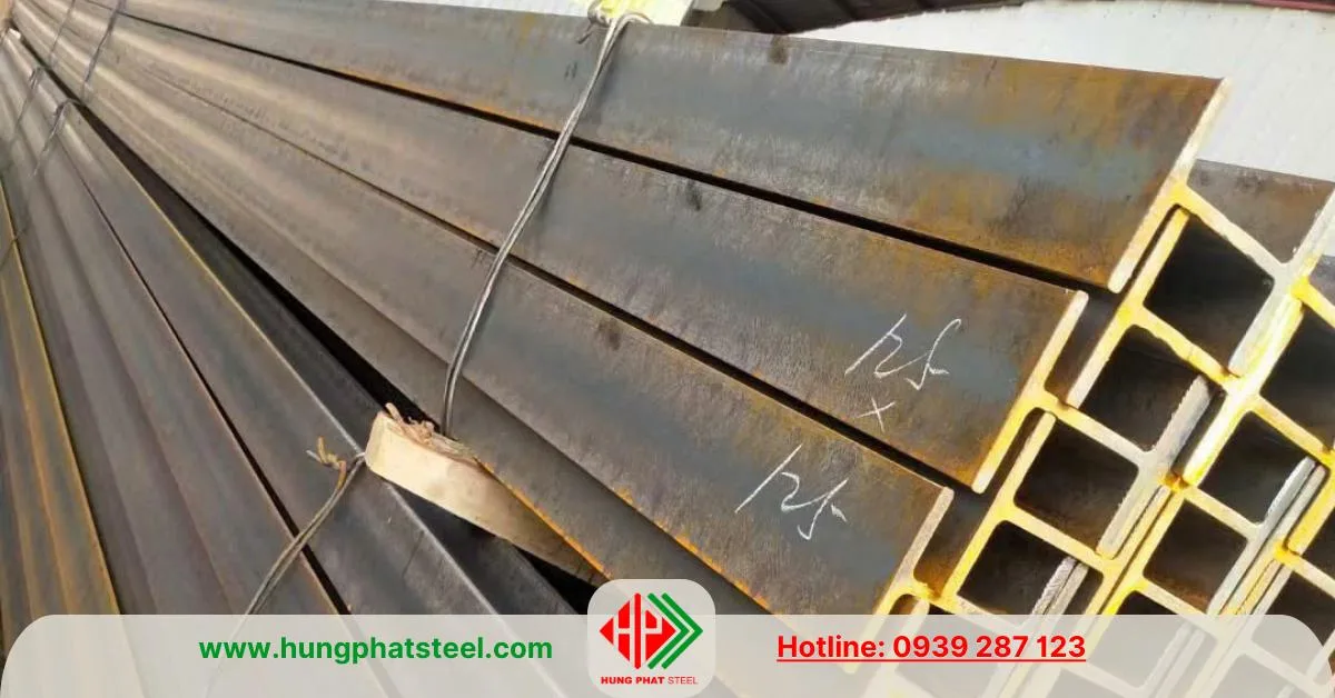 Thép hình H125 Trung Quốc (H125 × 125 × 6 × 9 mm)