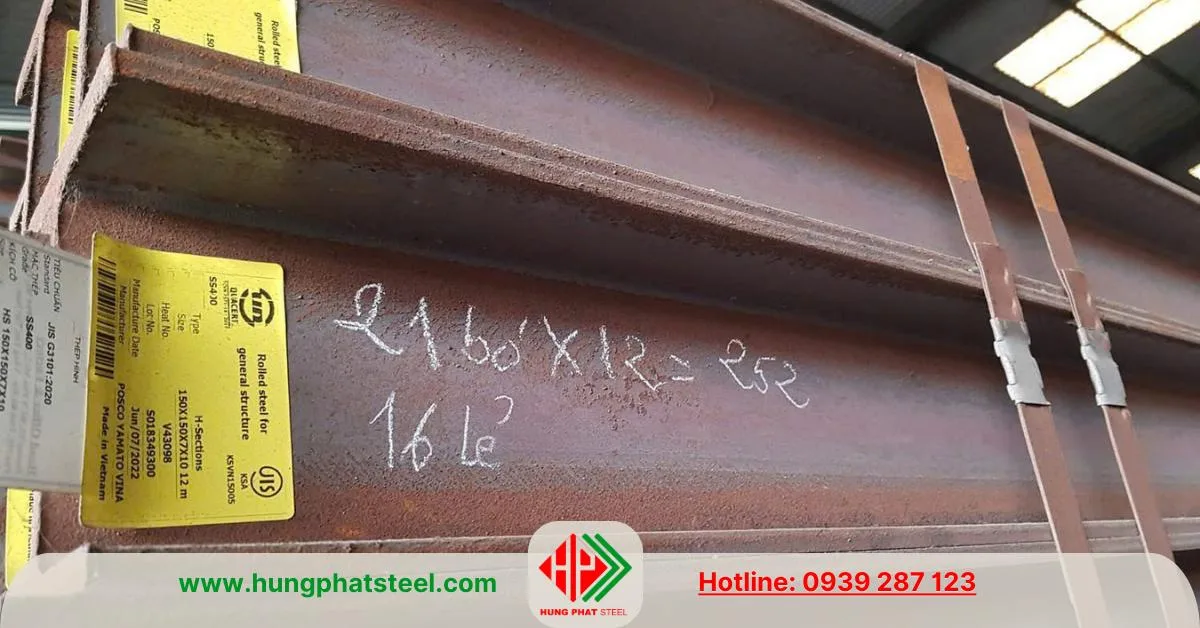 Thép hình H150x150 POSCO