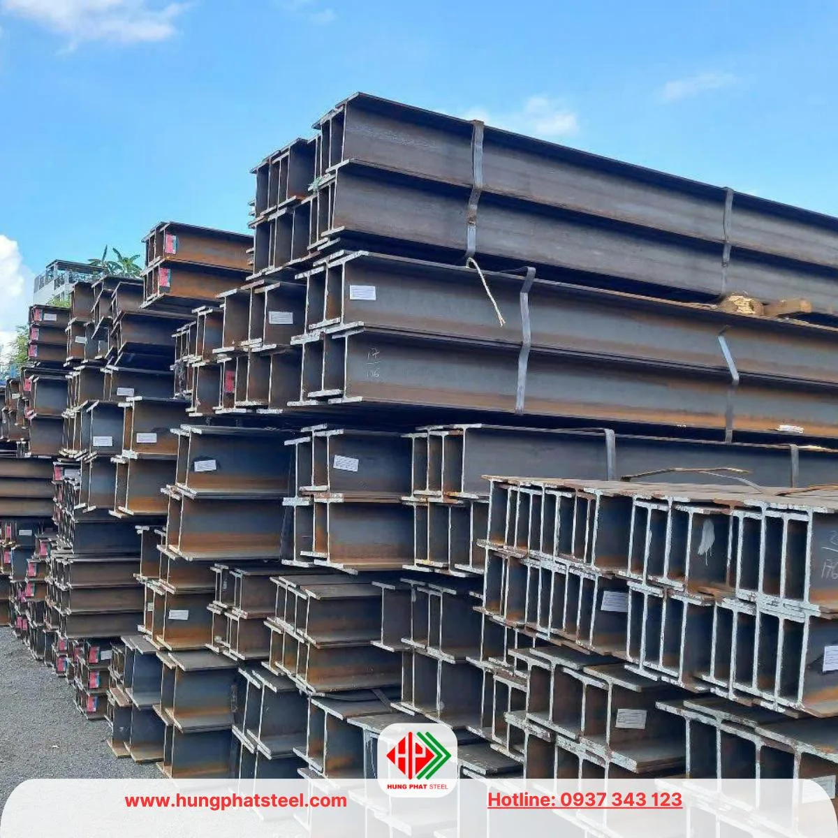 Thép hình H300 Trung Quốc (H300x300x10x15mm)