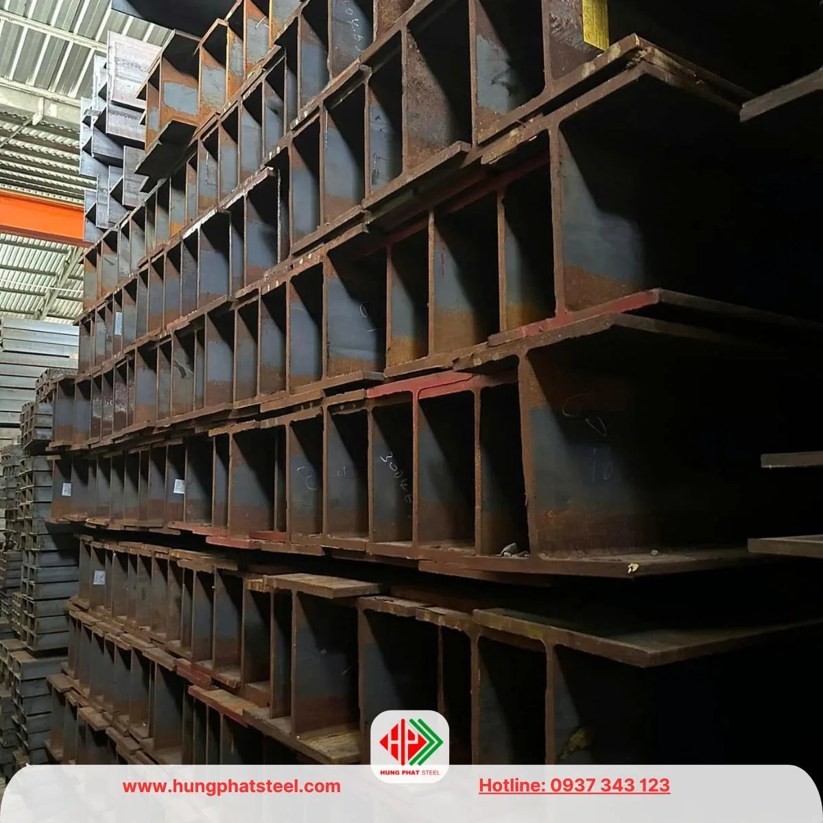 Thép hình H300 Trung Quốc (H300x300x10x15mm)