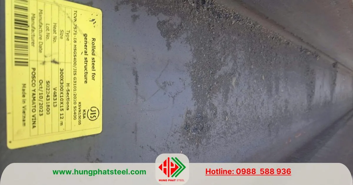 Thép hình H300 thương hiệu POSCO YAMATO VINA