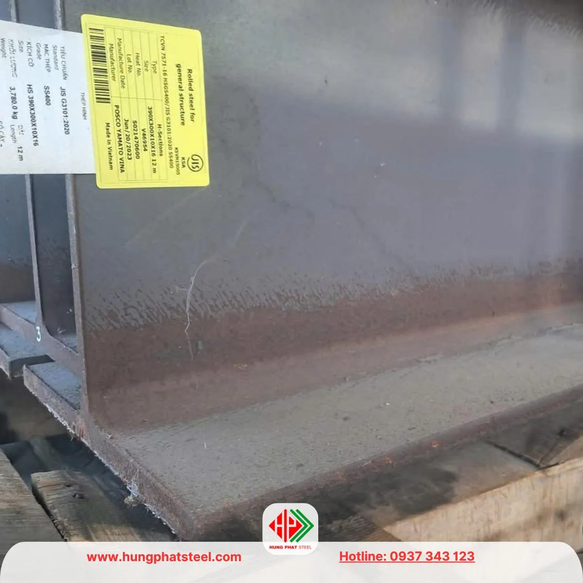 Thép hình H390 Posco