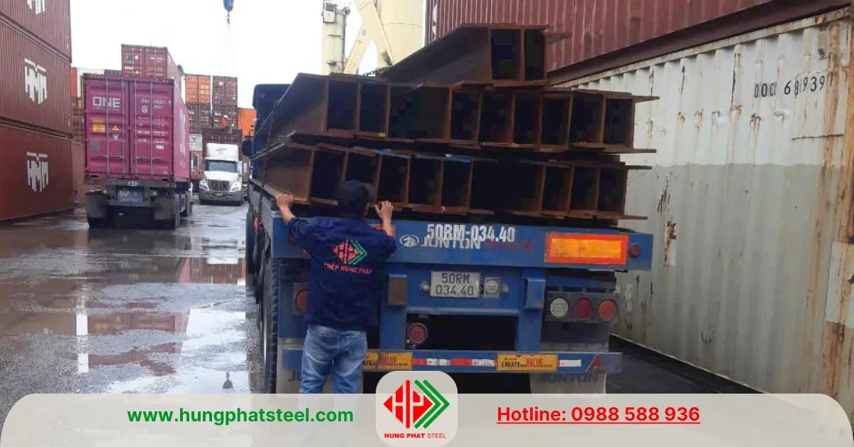 Thép hình H400 Trung Quốc (H400x400x13x21mm)