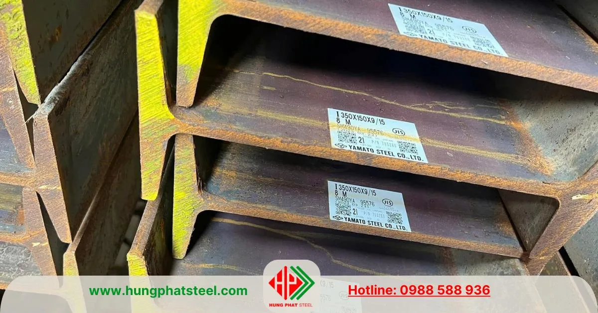 Thép hình I350 nhập Nhật Bản