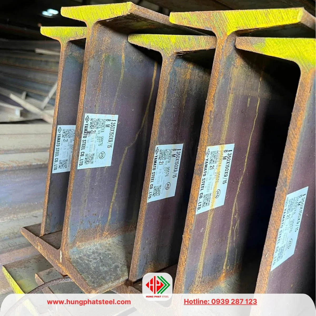 Thép hình I350 nhập Nhật Bản