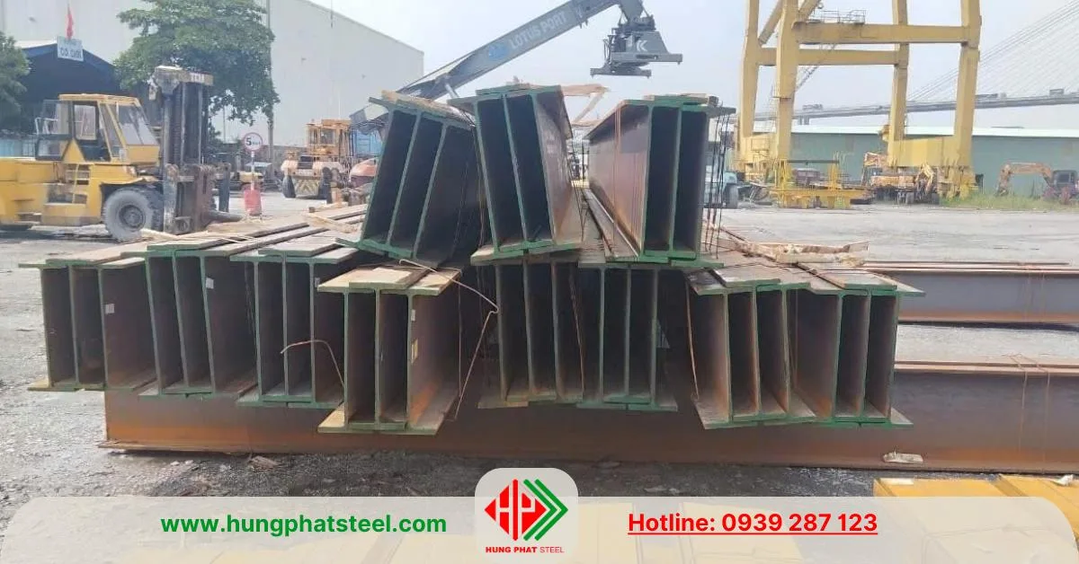 Thép hình I800 có mặt tại cảng TPHCM