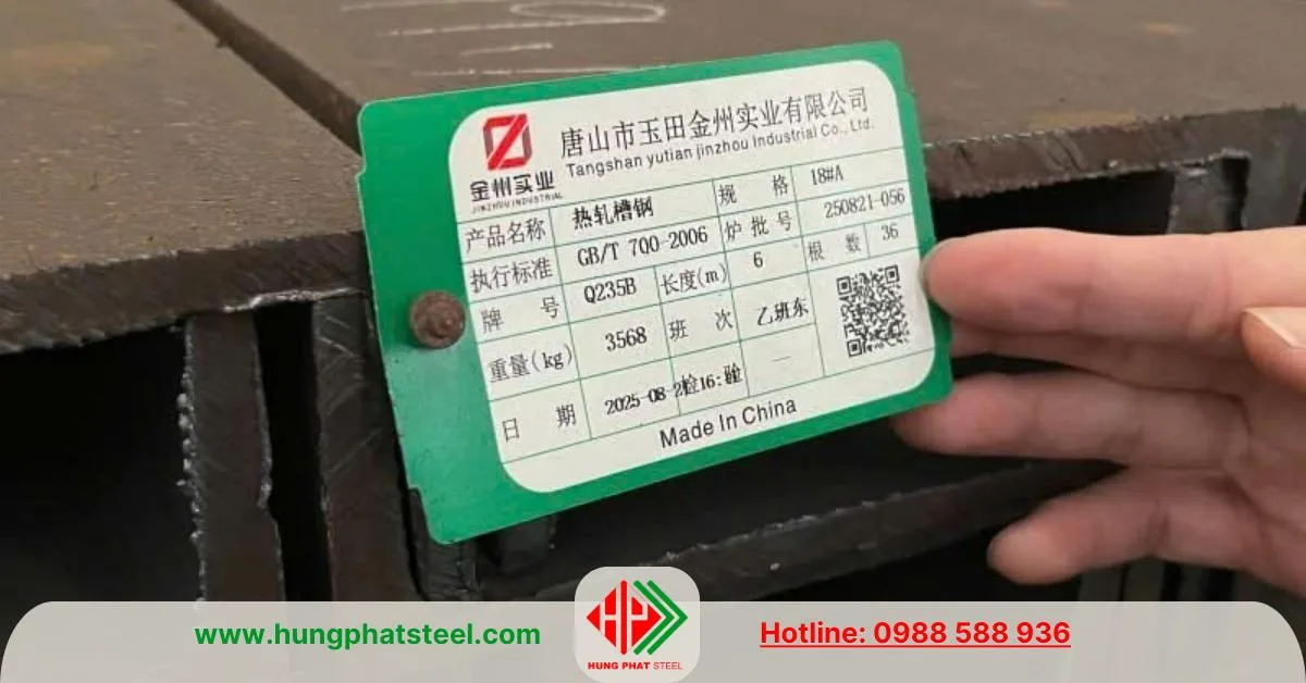 Thép hình U Trung Quốc