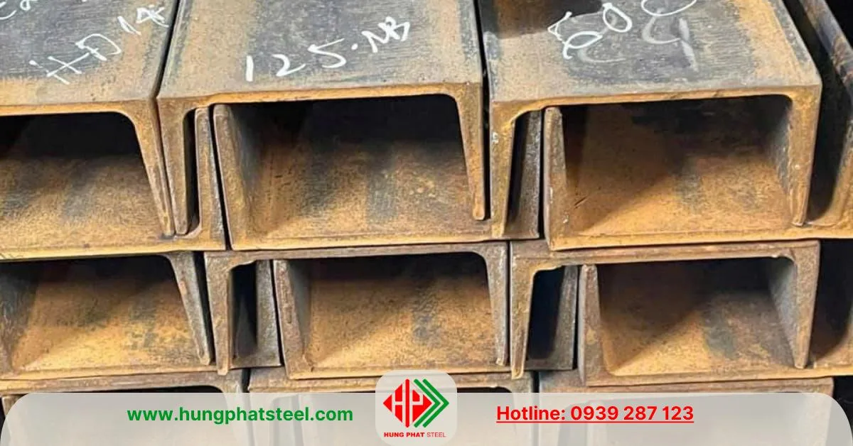 Thép hình U125 nhập Nhật Bản