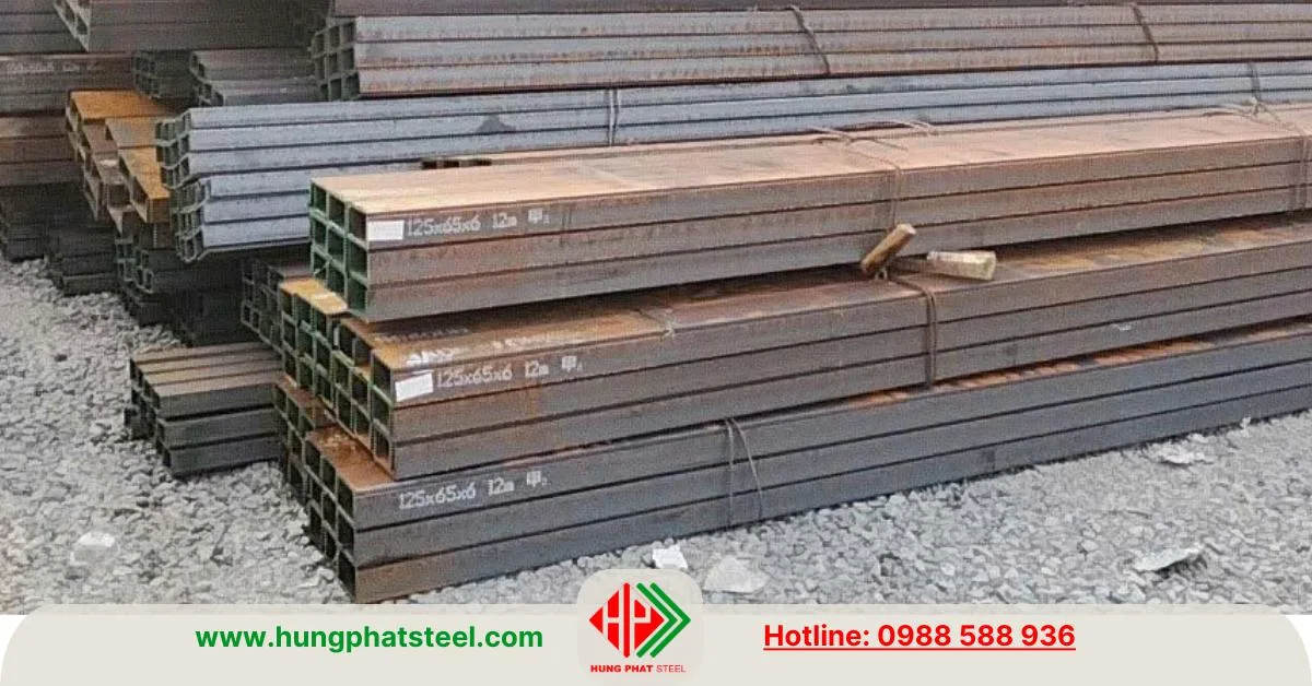 Thép hình U125x65 Trung Quốc