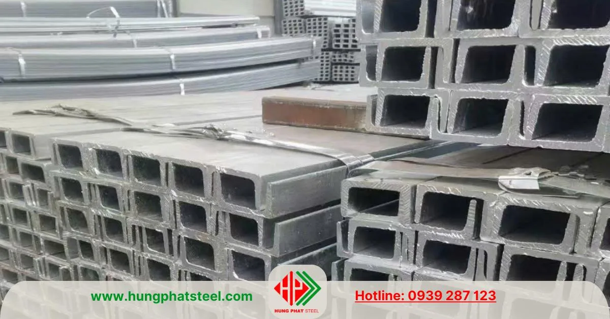 Thép hình U140 An Khánh mạ kẽm nhúng nóng