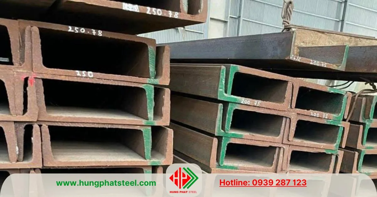 Thép hình U250x78
