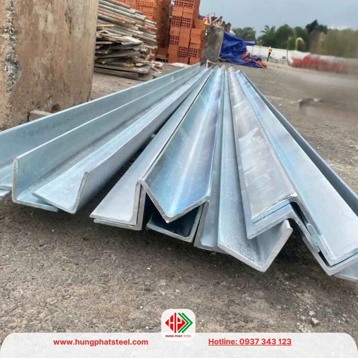 Thép hình V xi kẽm