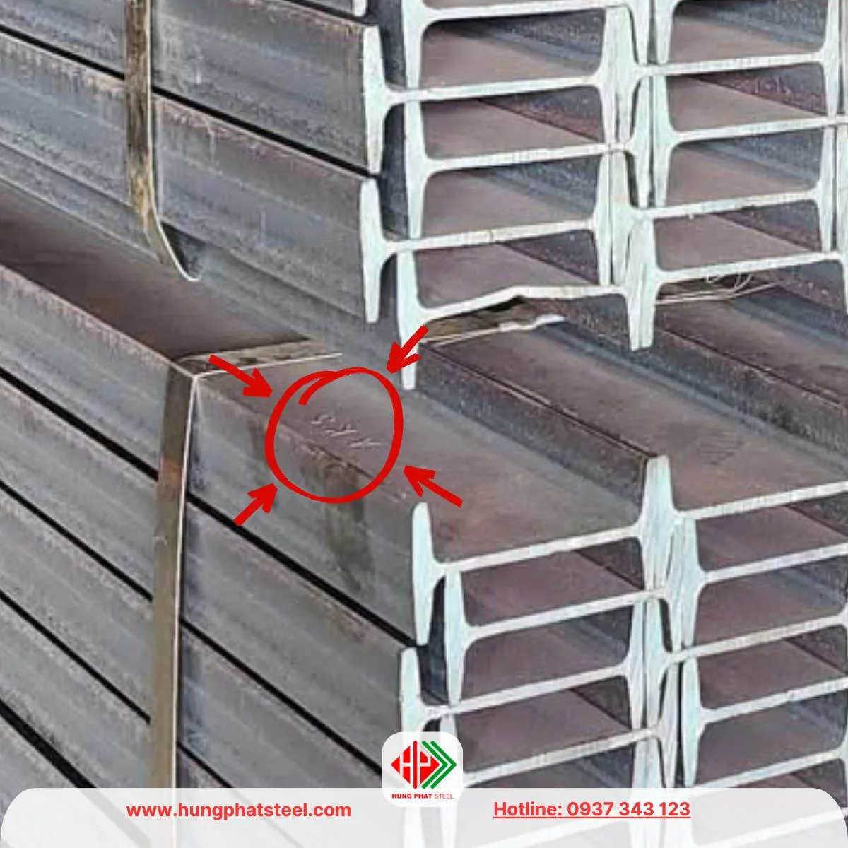 Thép hình chữ I của nhà máy An Khánh