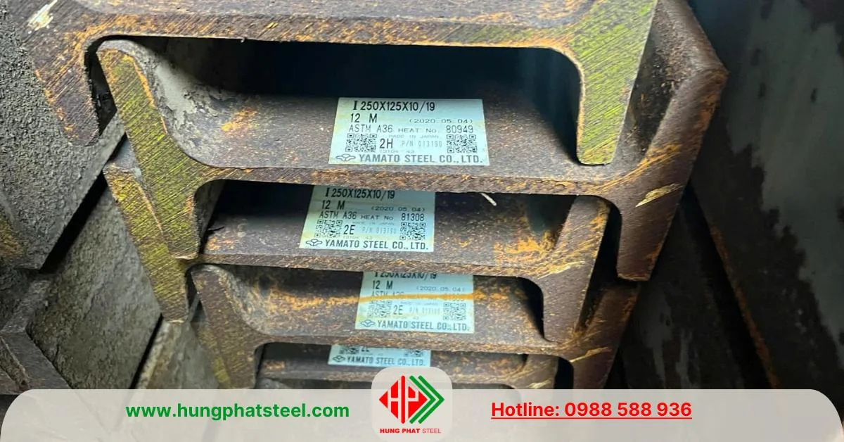 Thép hình i250 Nhật Bản
