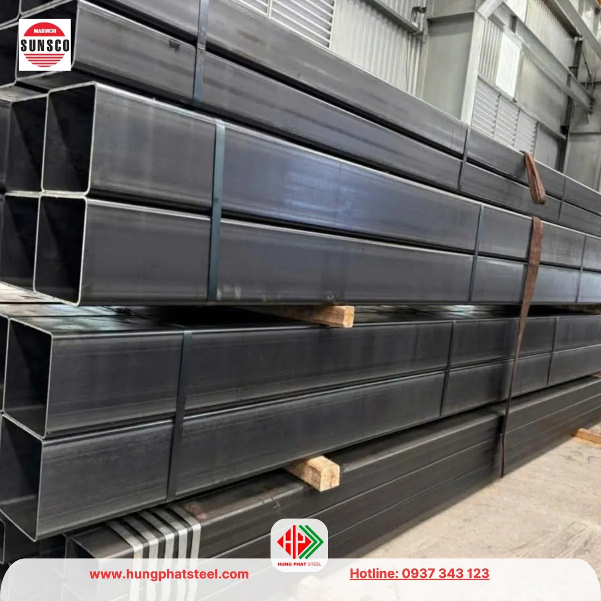 Thép hộp Maruichi Sunsteel Sunsco